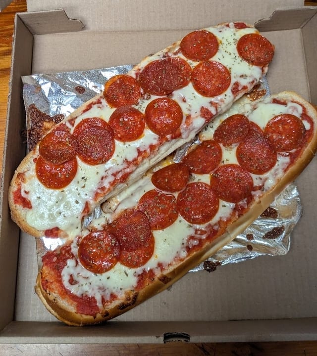 Pizza Sub Large.