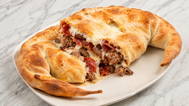 Meat Zone Calzone.