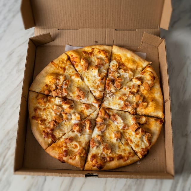Buffalo Chicken Pizza Medium.
